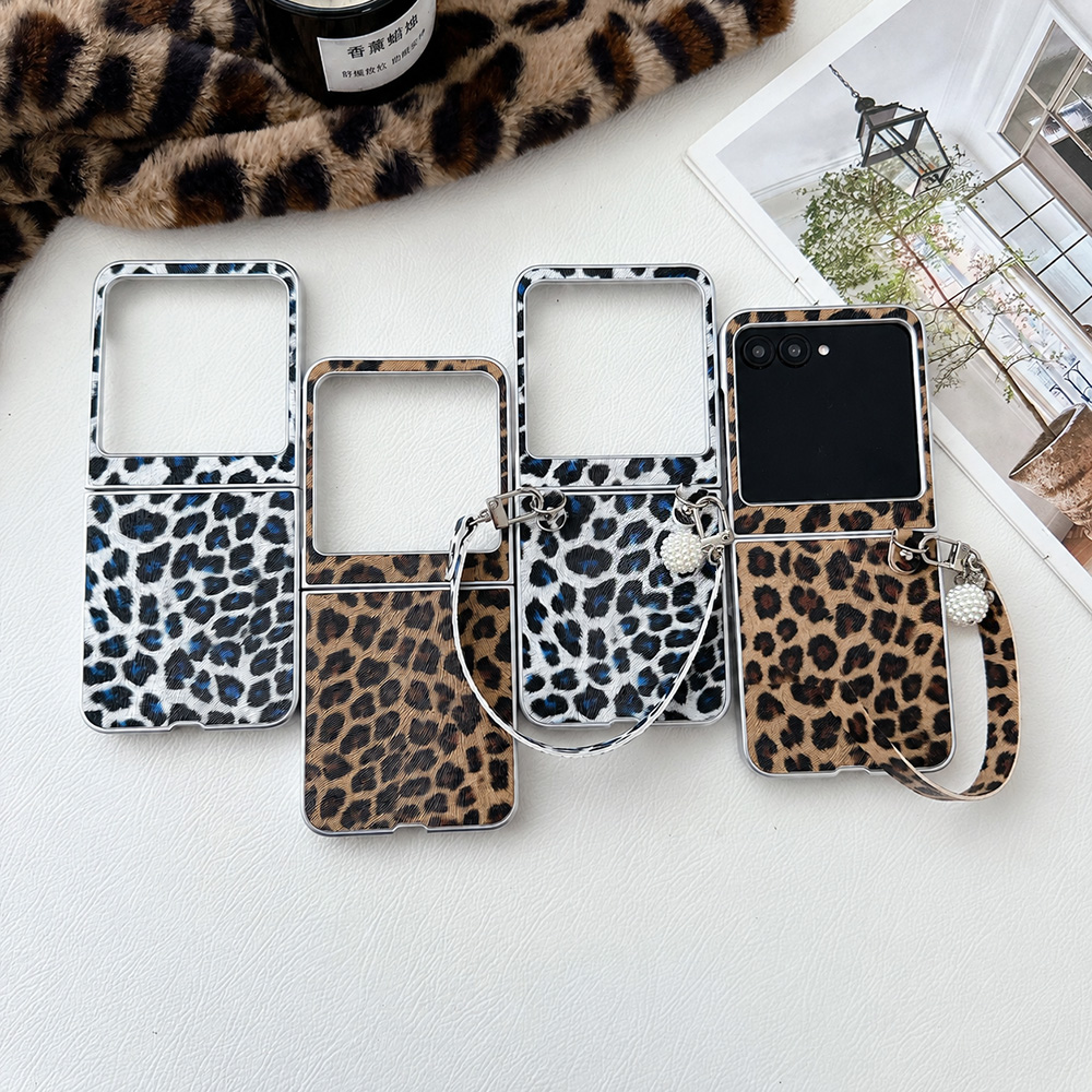 Women Accessories Jewelry - Funda plegable con estampado de leopardo