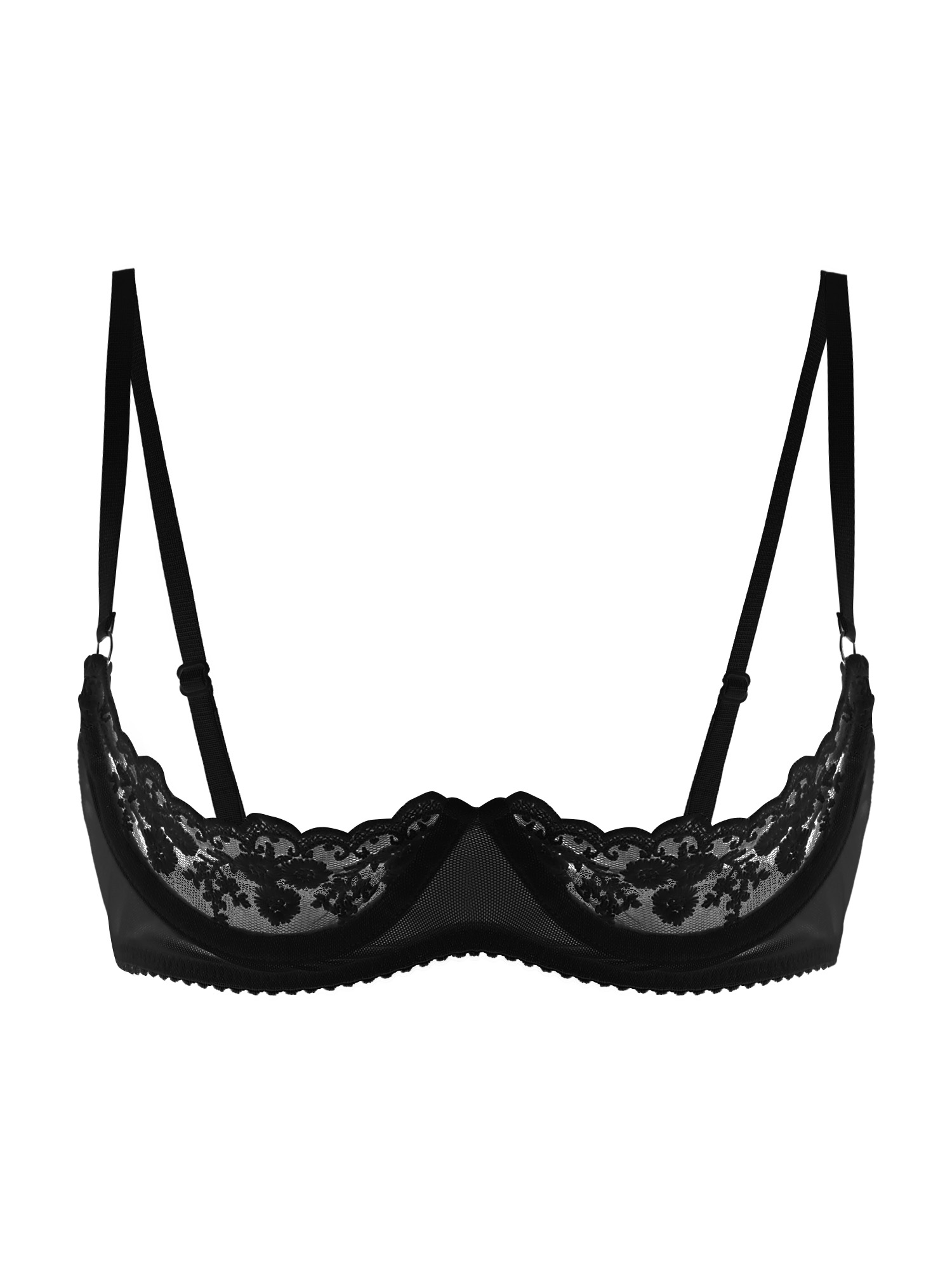 Accessories Woman - Sujetador sexy de encaje transparente con