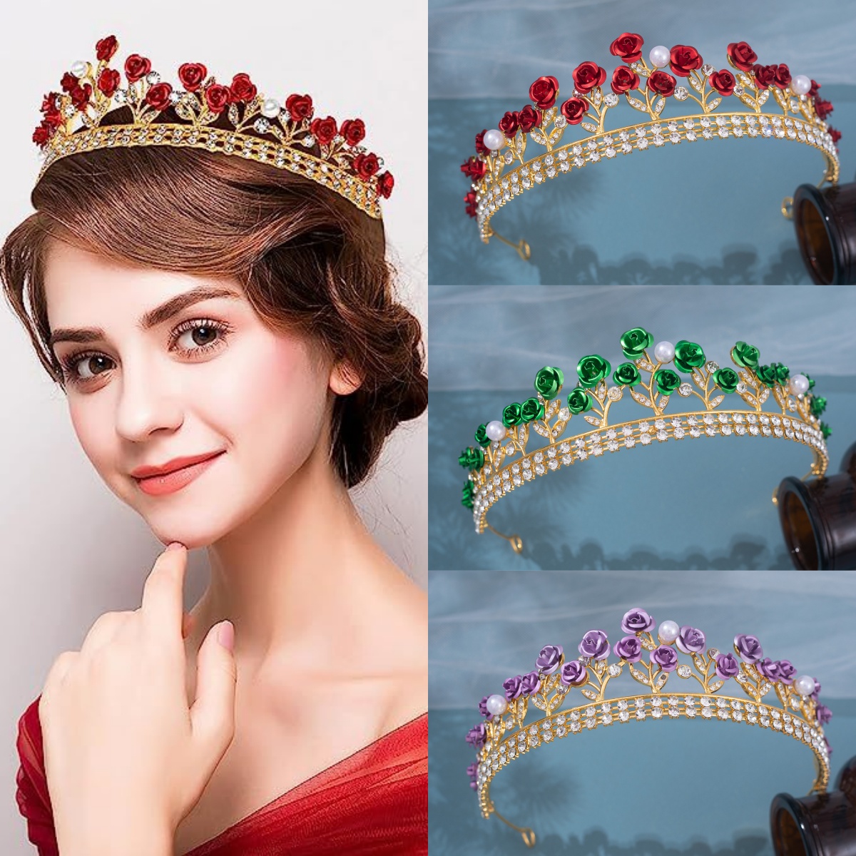 Women Accessories Jewelry - Corona de Novia de Cerámica Estilo