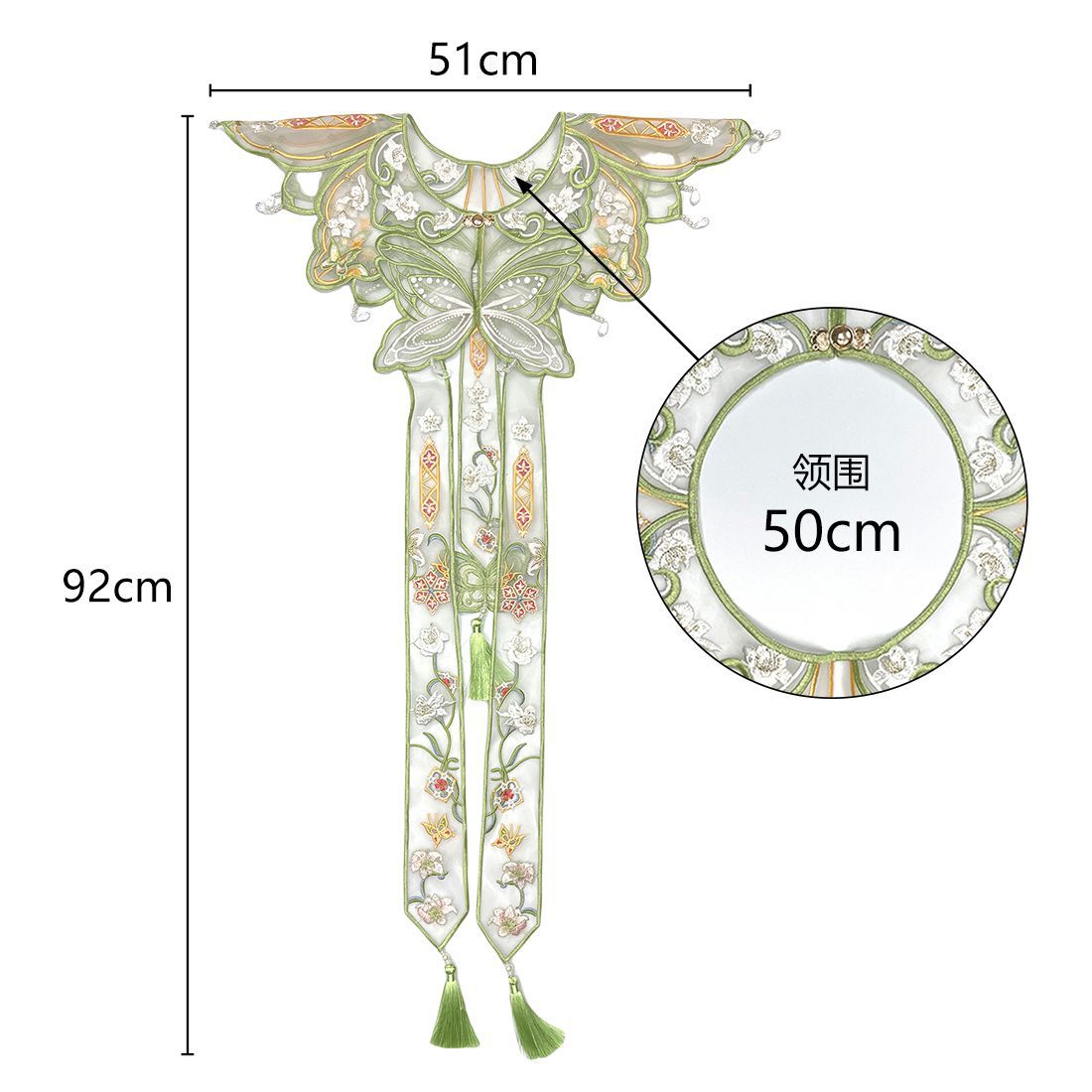 Chal de Hánfu Chino con Borlas - Woman Accessory reseña y precio