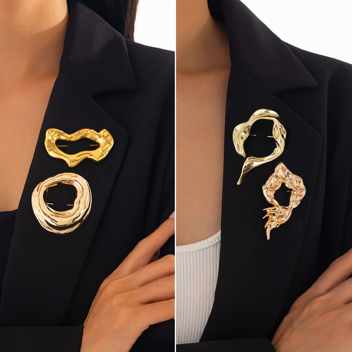 Nuevos Broches Irregulares de  - Women Accessories Jewelry reseña y precio