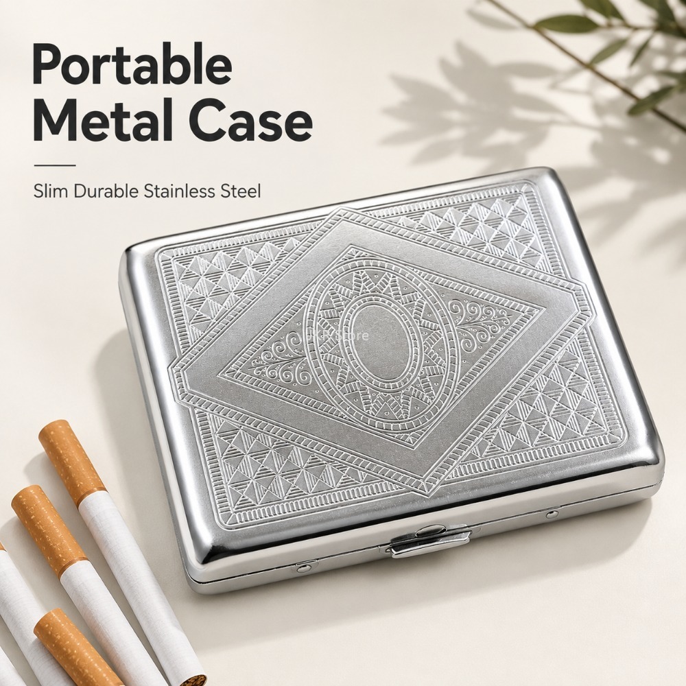 Caja de Cigarrillos de Acero I - Woman Accessory reseña y precio