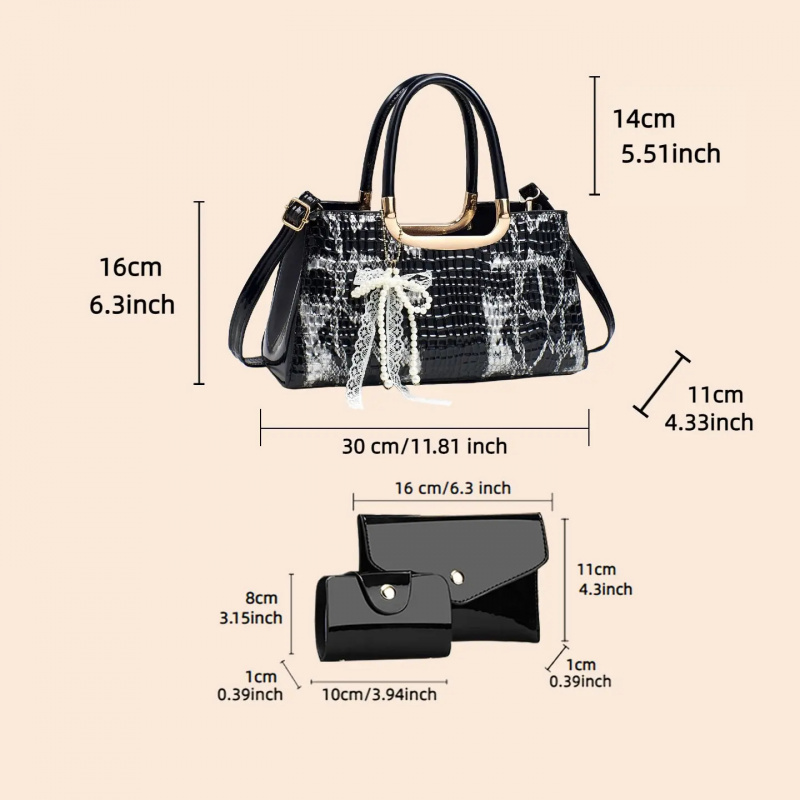 Conjunto de Bolsos de Mano par - Women Accessories Bag reseña y precio